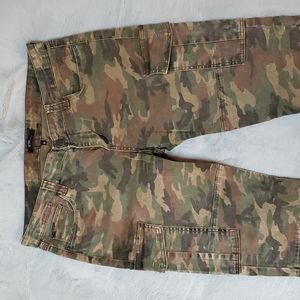 STS Blue Camo Ankle Skinny Cargo Jeans sz 31